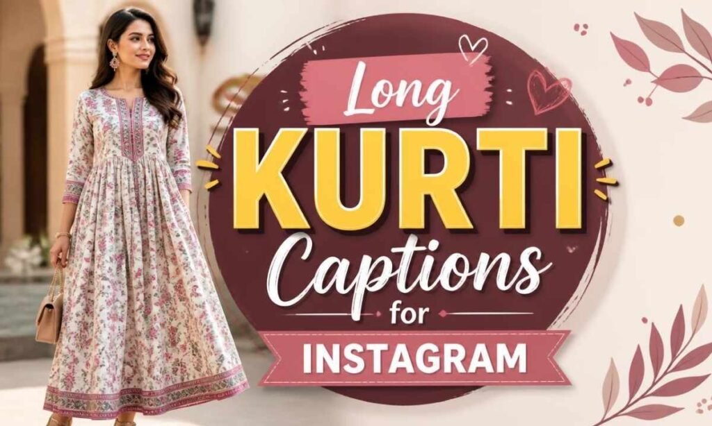 long-kurti-captions-for-instagram
