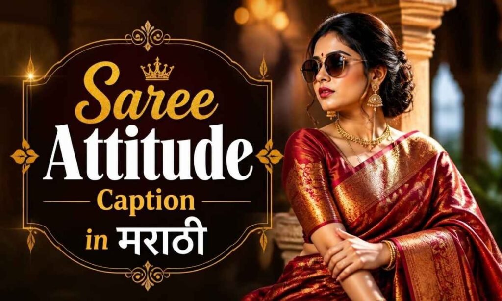 saree-attitude-caption-in-marathi