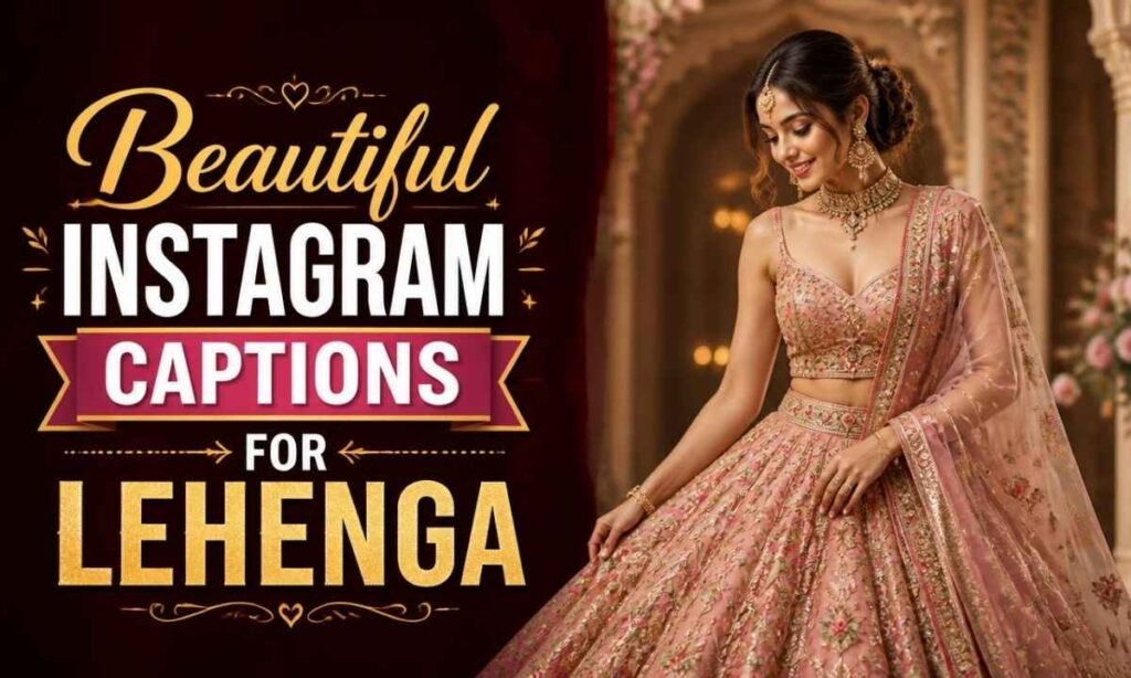 beautiful-instagram-captions-for-lehenga