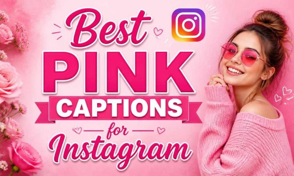 best-pink-captions-for-instagram