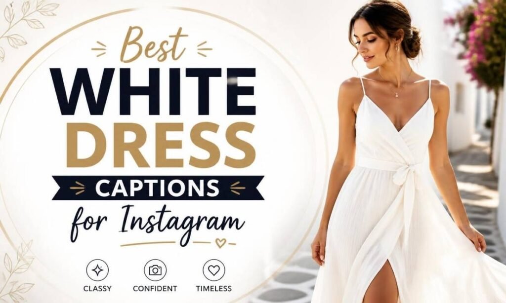 best-white-dress-captions-for-instagram