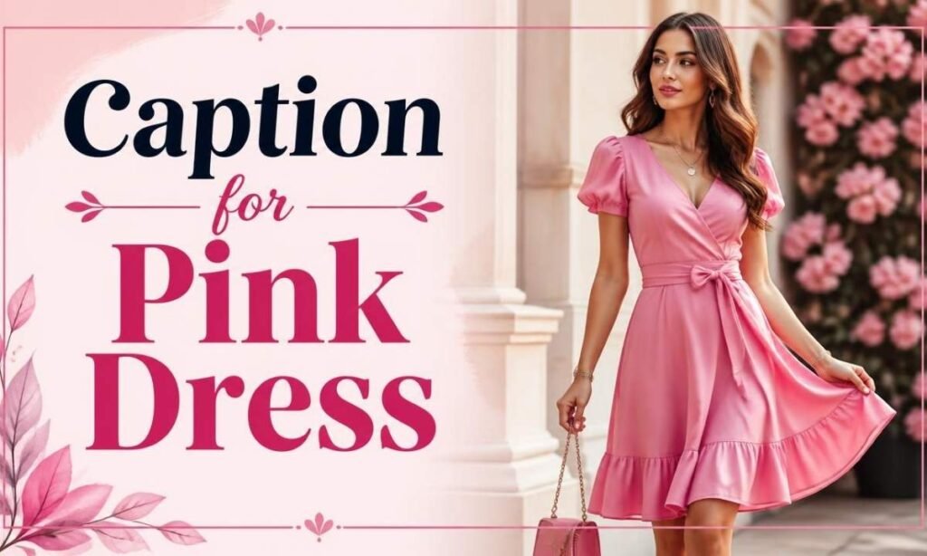 caption-for-pink-dress