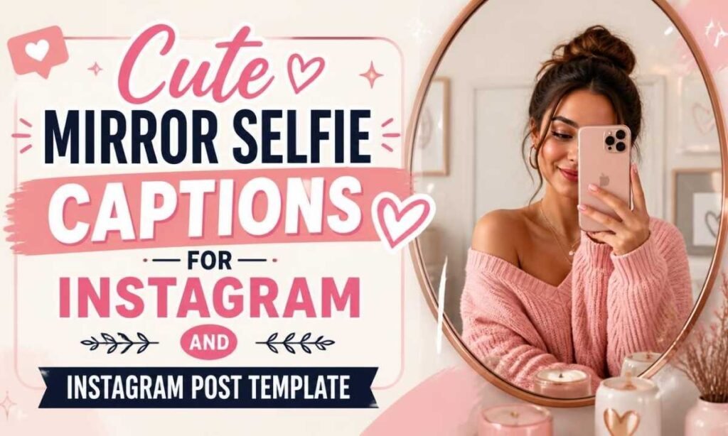 cute-mirror-selfie-captions-for-instagram-and-instagram-post-template
