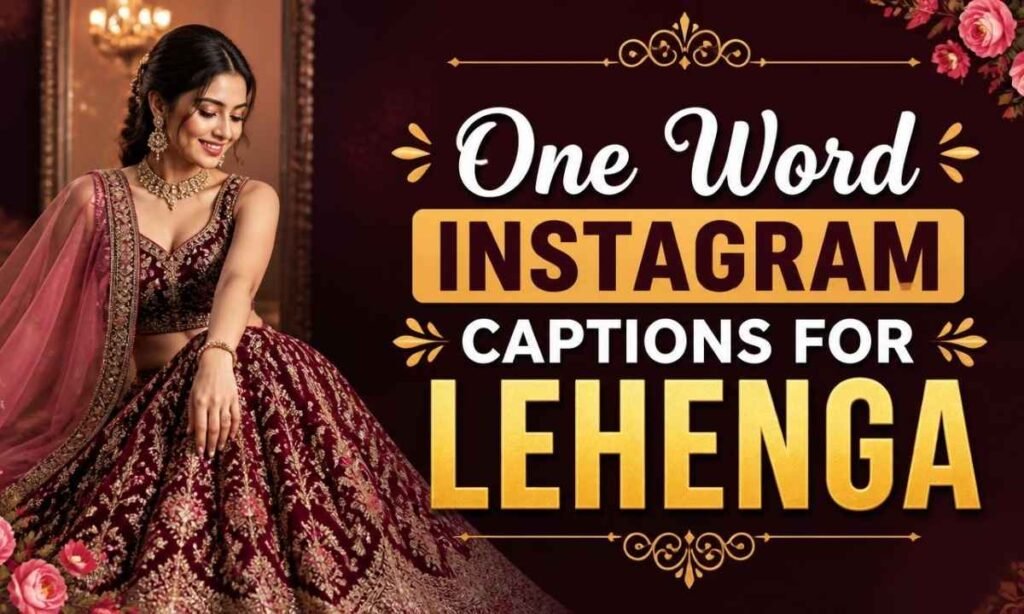 one-word-instagram-captions-for-lehenga