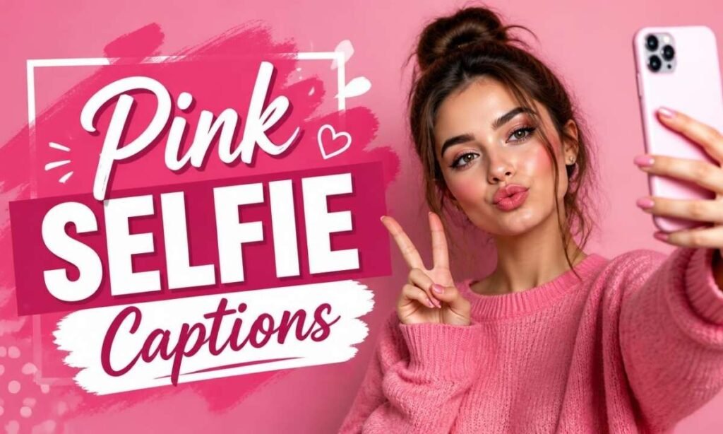 pink-selfie-captions